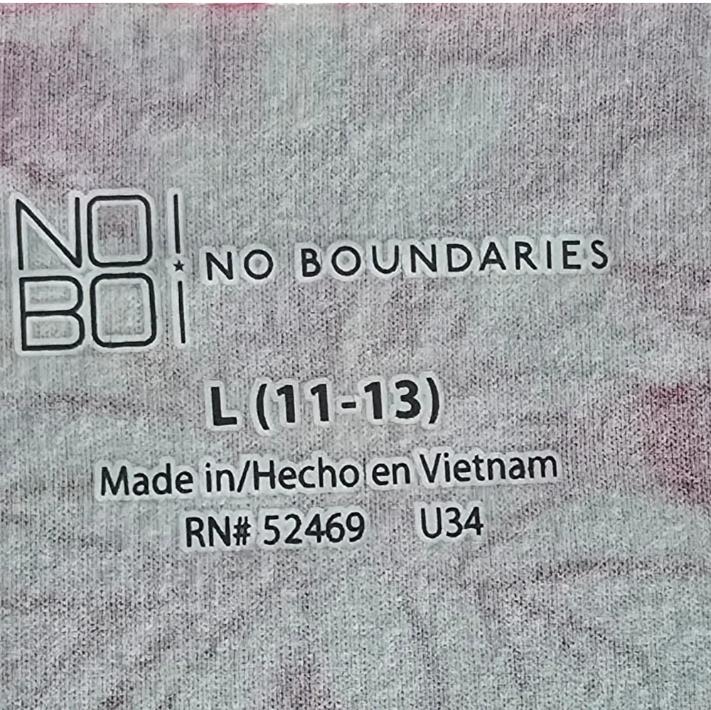 NOBO No Boundaries Pink Floral Tiered Mini Dress L (11-13) V-Neck Casual - Picture 6 of 15